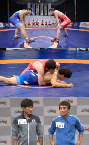 '우리동네 예체능' 대한민국 레슬링 전설 심권호 vs 정지현 '빅매치'