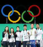 [리우포토] 한국 양궁대표팀 금메달을 싹쓸이