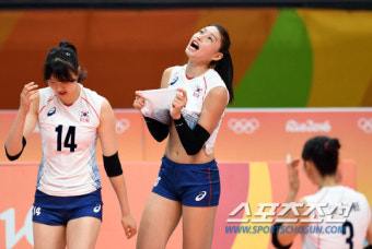 [리우포토] 김연경-양효진, 40년만의 메달 도전은 여기까지