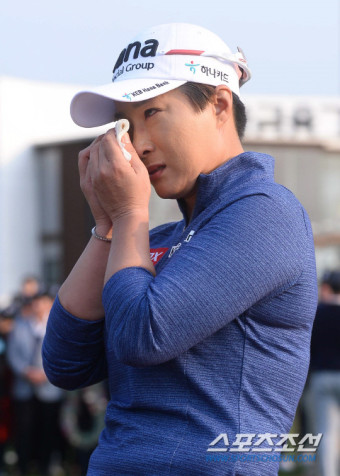 [포토] '골프여왕' 박세리 '눈물의 은퇴식'