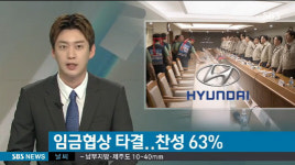 현대차, 5개월 만에 임금협상 타결…찬성율 63%