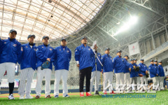 [포토] 프로야구 선수들 유소년 학생들과 야구클리닉 개최
