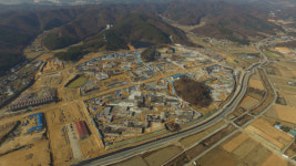 6,800가구 신도시급 대단지 아파트 ‘e편한세상 용인 한숲시티’ 공사 현장