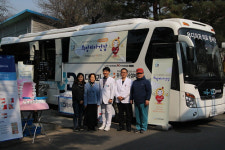 유디치과, 안양의 집 보육원에서 유디덴탈버스 나눔진료 시행