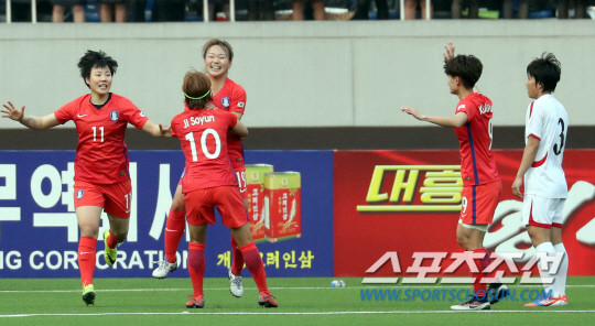 장슬기, 중국전에서 동점골! 한국 vs 중국 2-2 무승부로 종료