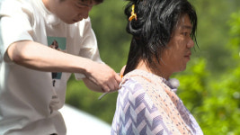 이상순 머리하는 날..효리네 미용사 손님 실력에 이효리 방긋