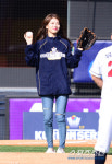 [포토] 수지 시구 한국시리즈 밝히는 미모