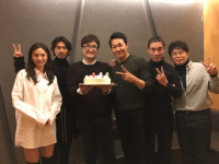 감사합니다…현빈X나나 꾼 200만 감사 케이크 인증샷