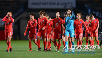 [포토] 3전 전패로 끝난 여자축구대표팀