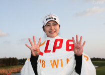 [롯데렌터카오픈]김지현, 제주강풍 속 보기프리 우승의 의미