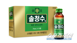광동제약, 소환 무탄산 생약소화제 솔표 솔청수