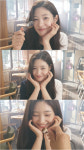 투제니 측 정채연, 애교 풀장착…밀착 카페 데이트 여친미 폭발
