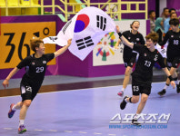 [AG포토] 금메달 차지한 한국 여자 핸드볼