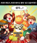 [게임 만평] 카카오게임즈 개발 자회사 프렌즈게임즈, 프렌즈레이싱 통해 성공 걸음마 뗐다