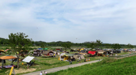 아산 곡교천야영장, 캐노피 그늘막 & 테이블 세트 패키지 출시