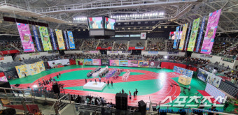 [포토] 고양체육관에서 펼쳐지는 '아육대'