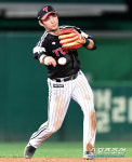 [WC현장직캠]'무릎 부상 회복' LG 오지환 수비·타격 훈련 거뜬 소화 