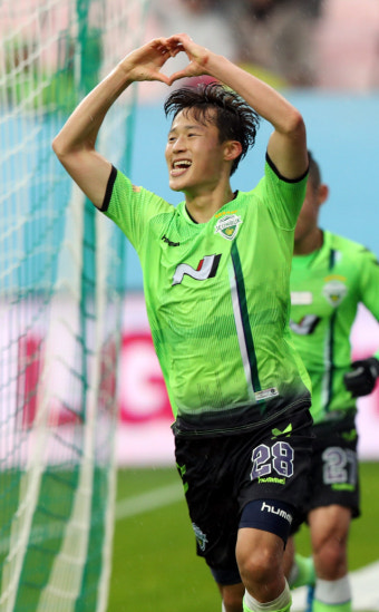 결승골 주역 전북 손준호 