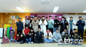 [포토] 키움 SOS어린이마을 찾아 사랑나누기