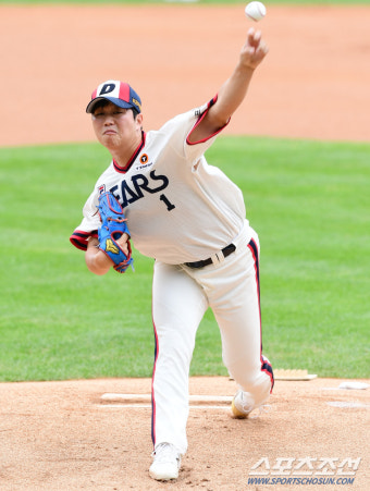 [포토] 함덕주 '선발에서도 위력투'