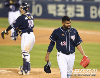 [포토] 알칸타라 '홈런 세 방! 아쉬운 강판'