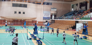 제천 회장기배드민턴연맹전 현장…코로나로 인한 웃픈 해프닝