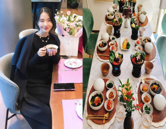 이민정, KBS 2TV 가는정 오는정 이민정에서 100인분 음식 도전에 성공적인 요리 대장 역할!