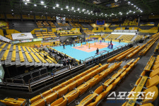 [포토] 프로배구 또다시 무관중 경기