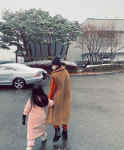 장동건♥ 고소영, 7세 딸과 첫눈 구경 아쉬우니 집 앞이라도..화려한 겨울패션[in스타★]