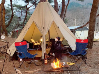 이세영, '일본인 남친'과 텐트서 하룻밤…럭셔리한 캠핑장 자랑 
