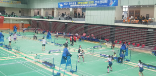 [동계배드민턴]신생팀 안동과학대 돌풍 준결승 무더기 진출