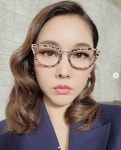 한혜진, 고양이 눈+뿔테안경 깐깐한 사감 선생님 스타일..혜박 나는 1번♥