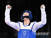 [지바 현장]대이변 태권도 스마일퀸 이다빈 세계랭킹 1위와 대혈투 버저비터 역전승, 첫 금에 바짝 다가섰다
