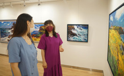 유디치과, 서양화가 김애란 개인전 메밀꽃이 일다 개최