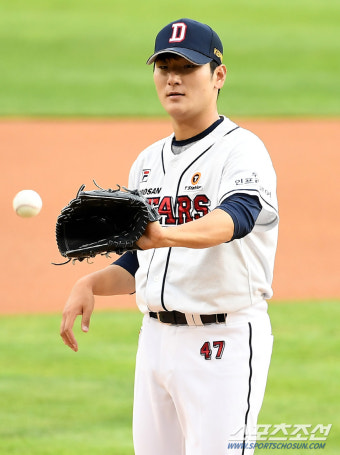두산 선발 곽빈의 멀고도 험한 첫 승 도전기[SC스토리]