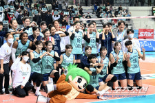 [포토] 3-0 승리 GS칼텍스, 여러분 사랑해요!