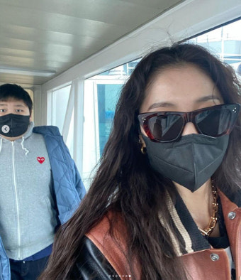 '발달장애' 오윤아子, 기다리던 비행기 여행…최고로 설렌 표정이네