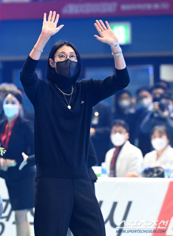 [포토] 김연경, V리그 올스타전 왔습니다!