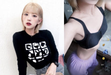 故최진실 딸 최준희, 속옷만 입고 노출...너무 말라 갈비뼈 드러나