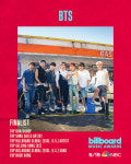 [공식]방탄소년단, 2022 빌보드 뮤직 어워드 7개 수상 후보 올라. 자체 최다 노미네이트 경신!