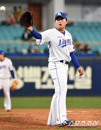 [포토] 삼성 이승현 '실점은 없다'