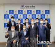 스포츠의·과학 지원제도 개선 이기흥 대한체육회장X정진완 대한장애인체육회장 만났다
