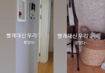 최강희, 빨래 대신 우리♥ 찾았다…집에서 귀여운 숨바꼭