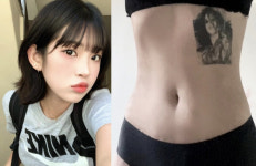 故최진실 딸 최준희, 갈비뼈에 선명한 문신...44kg 감량 후 과감한 노출