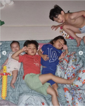 정주리, '4형제맘'의 극한 육아…시선강탈 '장꾸미'