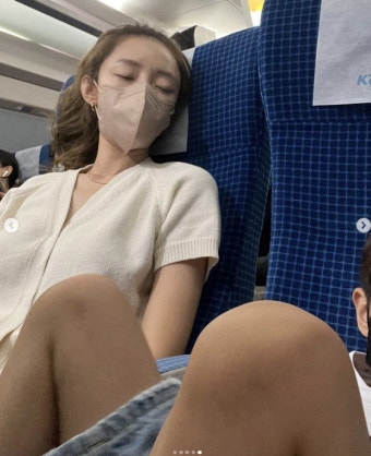 '임창정' 서하얀, 얼마나 힘들었길래 기차에서 기절 