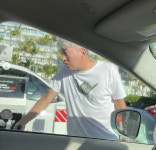 황혜영, ♥남편의 든든함 자랑...하와이서 셀프주차 아빠 세차장 10불