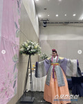 김정은, 추석이라고 이렇게까지 한복을 차려입는다고? 강수정은 언니, 완전 공주마마세요