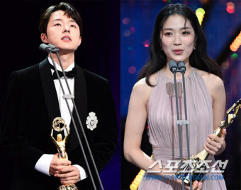 박해일·탕웨이, 남녀주연상…'헤어질 결심' 작품상·감독상까지 '6관왕' (종합)[청룡영화상]