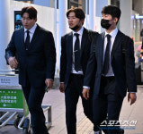 [포토] 나성범 박해민 김혜성, 멋진 수트차림